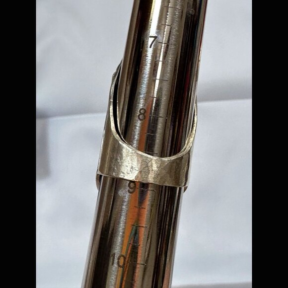 OOAK Acid Queen Warrior Ring Lodolite Sterling Silver Moon Shield Knuckle 9 - Picture 8 of 10